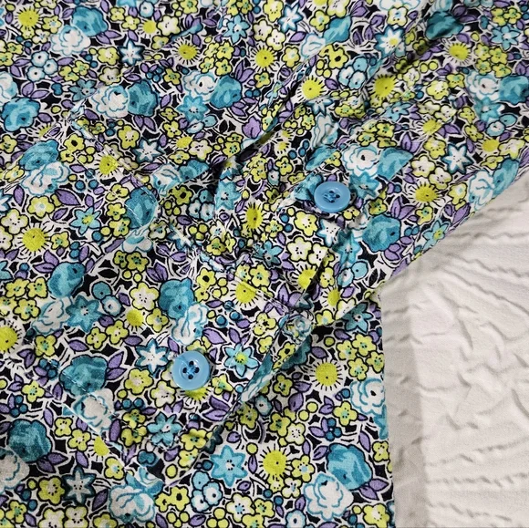 Caribean Joe Floral Button-Up Shirt Size XL - Picture 6 of 8